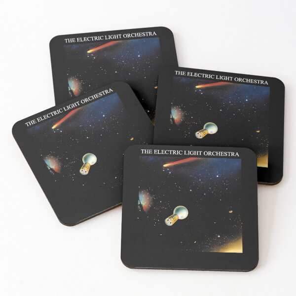 Item preview, Lightbulb Spaceship Flying Outer Space Shooting Star designed and sold by AkramMrwan.