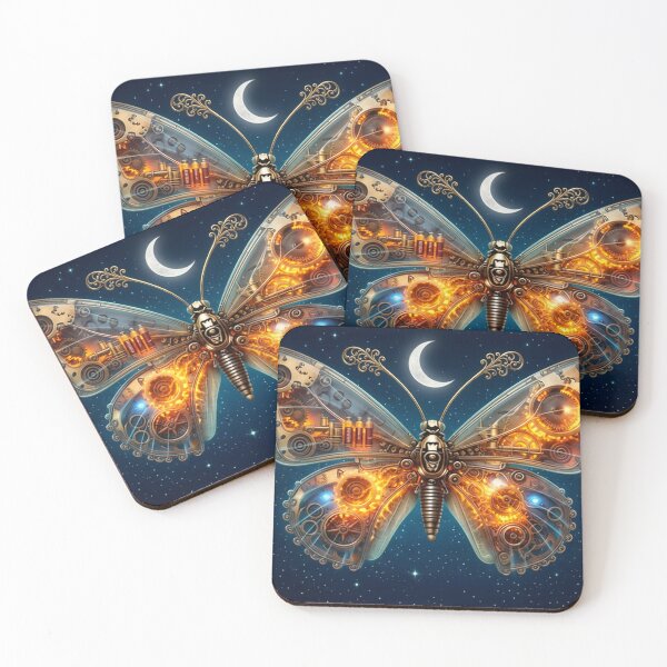 Item preview, Art Deco Steampunk Celestial Butterfly designed and sold by EWPrints.