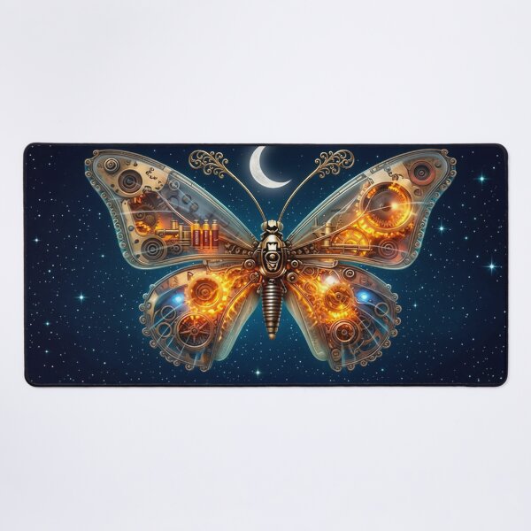 Item preview, Art Deco Steampunk Celestial Butterfly designed and sold by EWPrints.