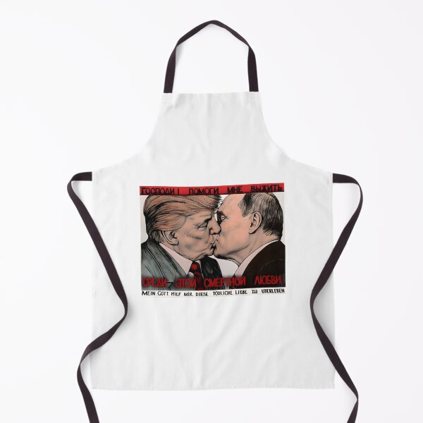 Item preview, Fraternal Kiss Political Satire Art Print - Funny World Leaders Parody | Perfect Gift For You And Friends designed and sold by onepixel2006.
