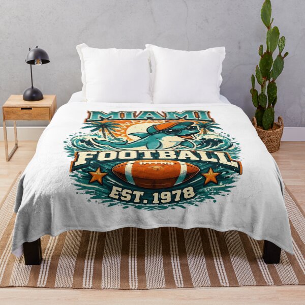 Item preview, Miami Retro Football Dolphin Vintage designed and sold by KurtKrueg88967.