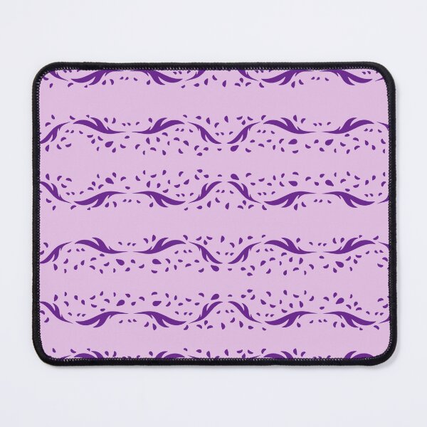 Item preview, Dark purple intricate leaf pattern C designed and sold by RogueofSpace.
