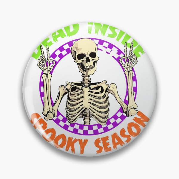 Item preview, Dead Inside But It's Spooky Season Fall Pumpkin Halloween Long Sleeve T-Shirt designed and sold by Djtahar15.