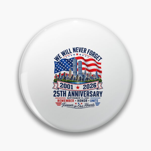 Item preview, 25th Anniversary 9/11 Memorial Tribute designed and sold by ImeldaSparks.