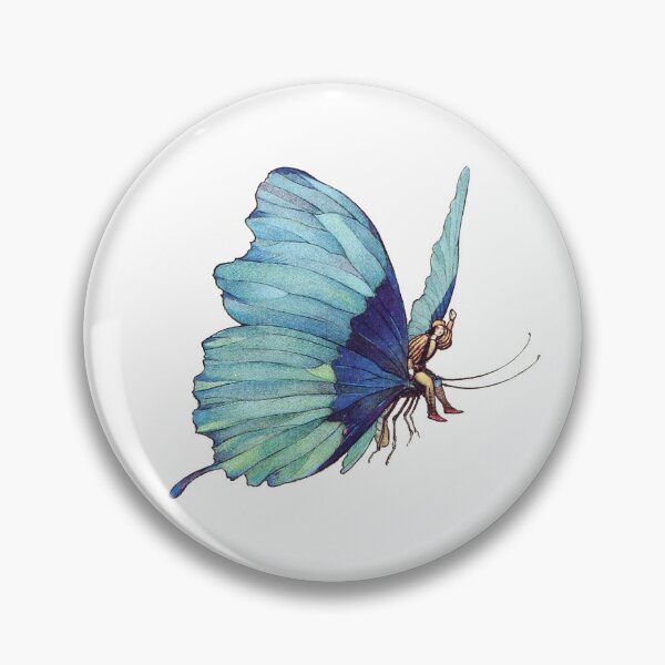 Item preview, The butterfly took wing… with little Tom on his back. By Warwick Goble 1913 designed and sold by Hedrin.