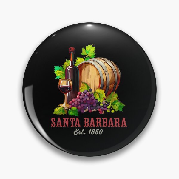 Item preview, Santa Barbara Wine Barrel Grapes Glass Est. 1850 designed and sold by vesthljaque.