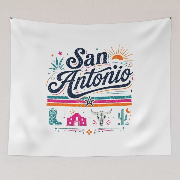 Item preview, San Antonio Retro Vintage Style designed and sold by MichaelWa20982.