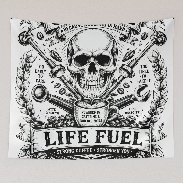 Item preview, coffee fuel designed and sold by aliraweb.
