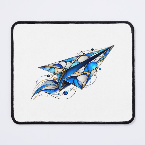 Item preview, Blue Abstract Paper Airplane designed and sold by Prime_1.