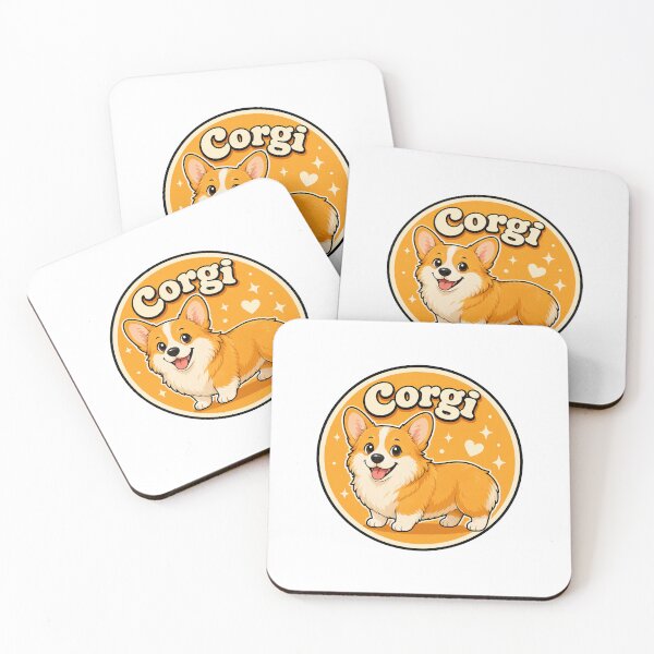 Item preview, Corgi Cute Dog Sticker Corgi Lover Gift Dog Mom designed and sold by RedRubyBubble.