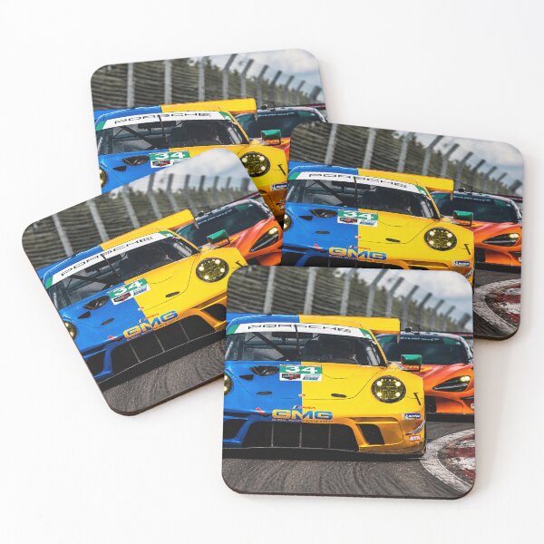 Item preview, Porsche vs McLaren Battle on the track  designed and sold by CHROME & WILD AUTOMOTIVE ART & PHOTOGRAPHY.