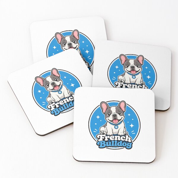 Item preview, French Bulldog Cute Dog Sticker Frenchie Lover Gift designed and sold by RedRubyBubble.