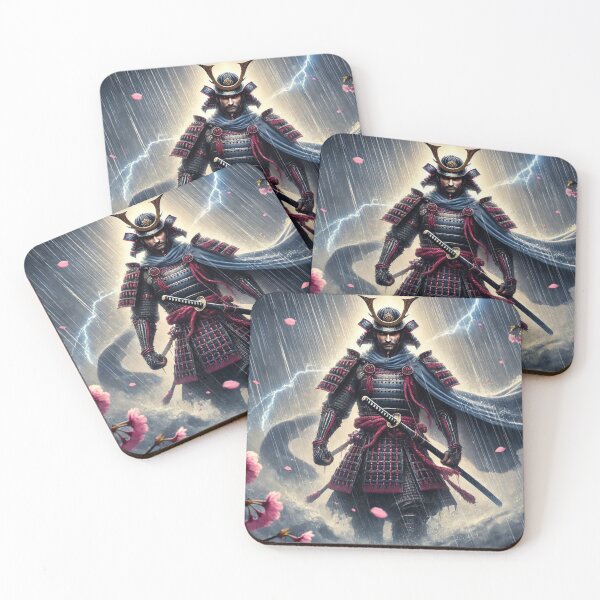Item preview, Japanese Samurai Warrior in Storm designed and sold by AlphaPODMonkey.