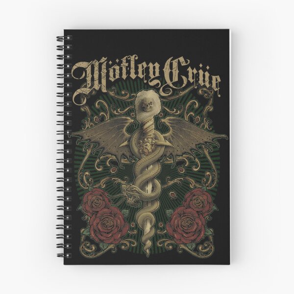 Item preview, Diseño exquisito de caduceo gótico con daga de Mötley Crüe designed and sold by JeniHendrick.