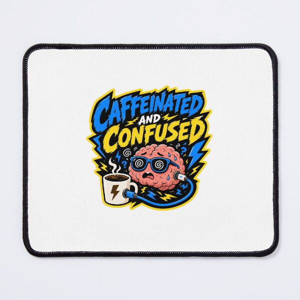 Item preview, Caffeinated and Confused designed and sold by RedRubyBubble.