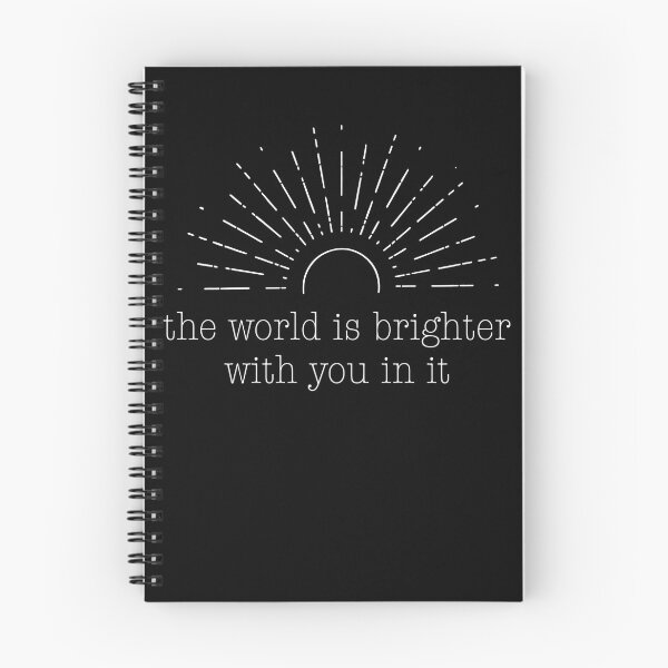 Item preview, The World Is Brighter With You In It Inspirational Teacher  designed and sold by KelsterRandom.