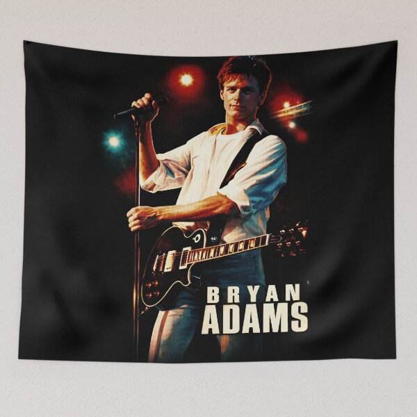 Item preview, Bryan adams Vintage rock concert guitarist T shirts | Retro music graphic tee designed and sold by johncoris.