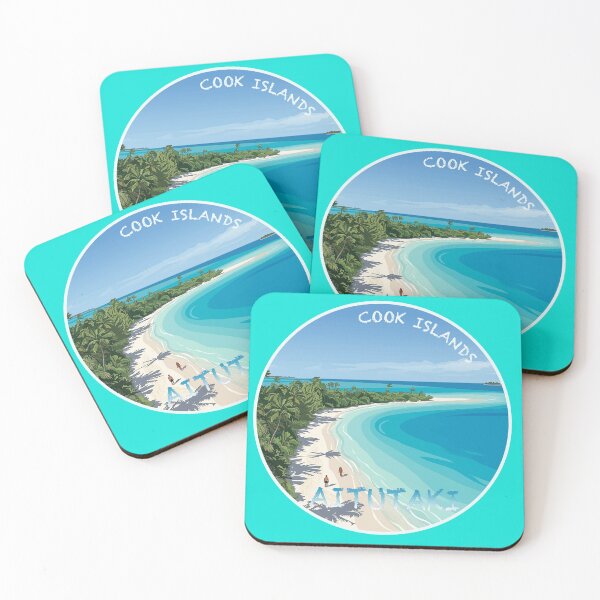 Item preview, Aitutaki Lagoon Paradise – Cook Islands designed and sold by Pekapeka of NZ.