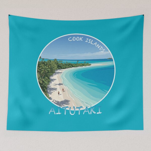 Item preview, Aitutaki Lagoon Paradise – Cook Islands designed and sold by Pekapeka of NZ.