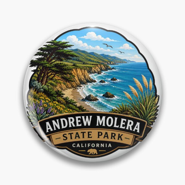 Item preview, Andrew Molera State Park, California - Big Sur Coastal designed and sold by Myra365Art.