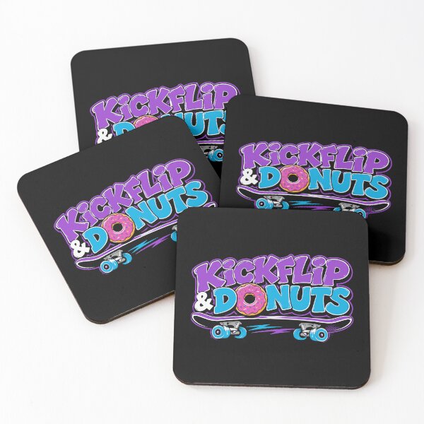 Item preview, Kickflip And Donuts Funny Y2K Skater Streetwear Typography designed and sold by RAS-77.