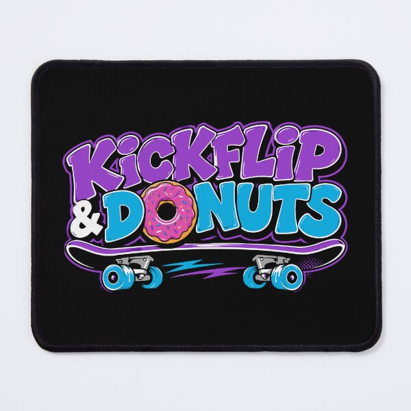 Item preview, Kickflip And Donuts Funny Y2K Skater Streetwear Typography designed and sold by RAS-77.