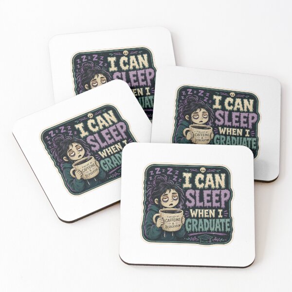 Item preview, I Can Sleep When I Graduate designed and sold by RedRubyBubble.