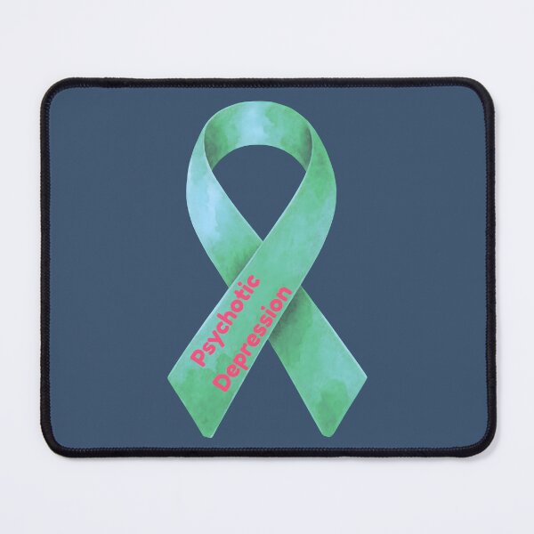Item preview, Depressive Psychosis, Psychotic Depression Awareness Ribbon designed and sold by MoMidoStore.
