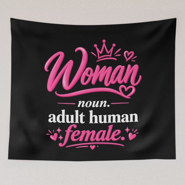 Item preview, Woman Noun Definition , Adult Human Female designed and sold by MaskedTarget.