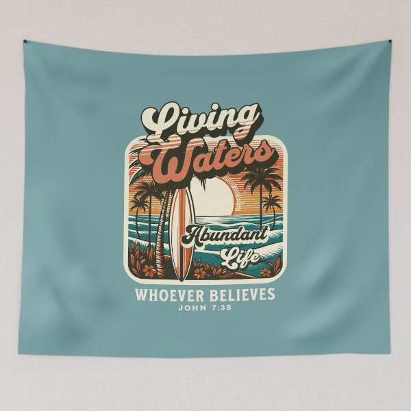 Item preview, Living Waters Whoever Believes Abundant Life Faith Looks Good designed and sold by FaithLooksGood.