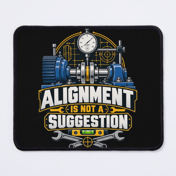 Item preview, Millwright Alignment Is Not A Suggestion Mechanical Gift designed and sold by NichePrintLab.