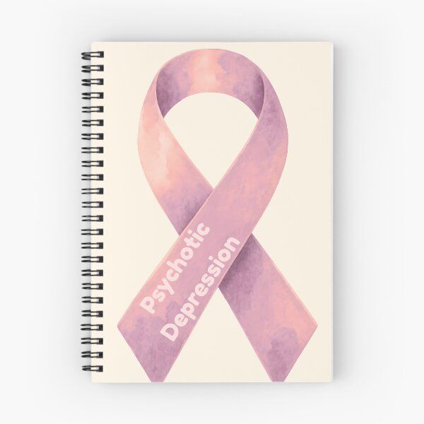 Item preview, Depressive Psychosis, Psychotic Depression Awareness Ribbon designed and sold by MoMidoStore.