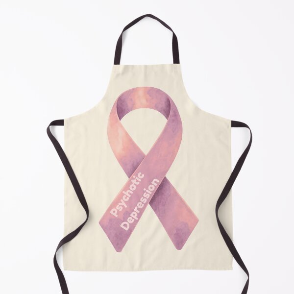 Item preview, Depressive Psychosis, Psychotic Depression Awareness Ribbon designed and sold by MoMidoStore.