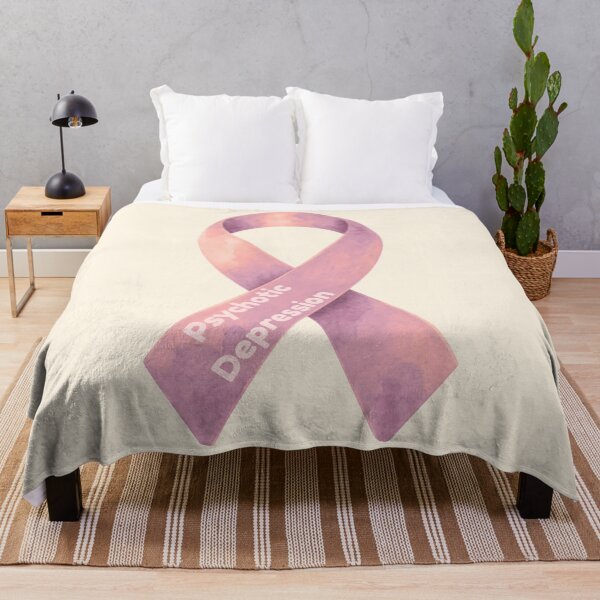 Item preview, Depressive Psychosis, Psychotic Depression Awareness Ribbon designed and sold by MoMidoStore.