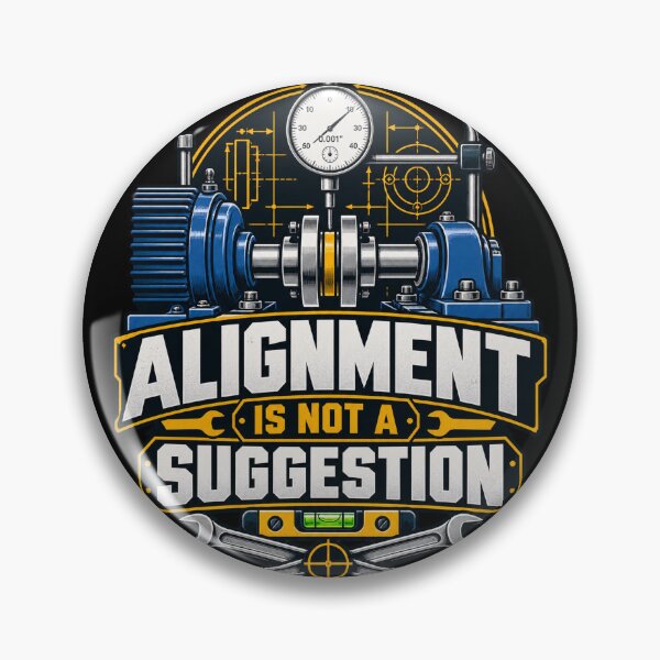Item preview, Millwright Alignment Is Not A Suggestion Mechanical Gift designed and sold by NichePrintLab.