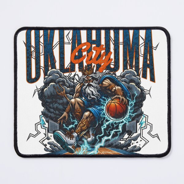 Item preview, Oklahoma City Basketball Legend Retro Graphic designed and sold by JamesWyat18400.