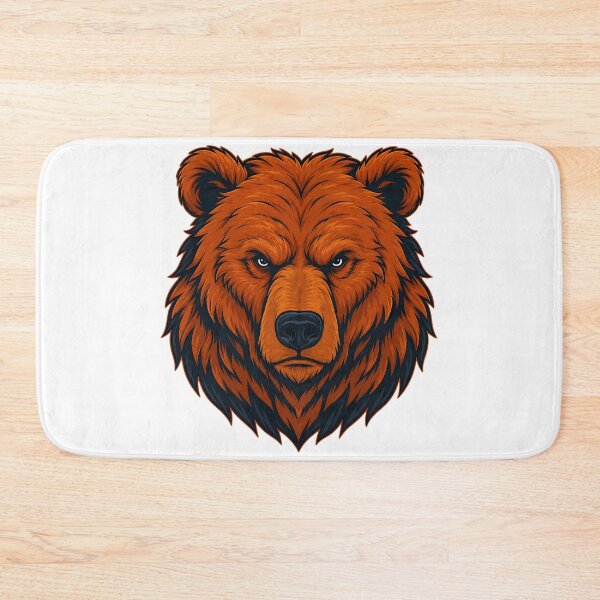 Item preview, Fierce Bear Head Animal Lover designed and sold by BarbaraBa33449.