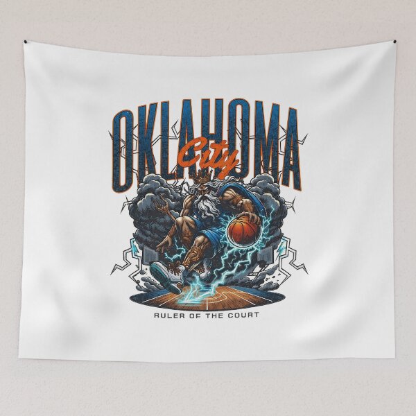 Item preview, Oklahoma City Basketball Legend Retro Graphic designed and sold by JamesWyat18400.