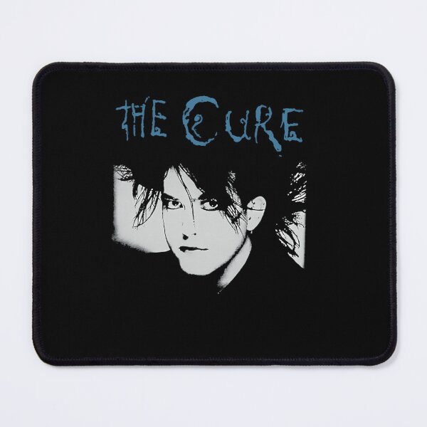 Item preview, Monochrome Portrait of Musician with Spiky Hair and Blue Cursive Header designed and sold by xnikooo.