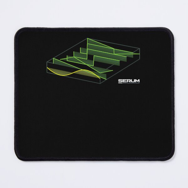 Item preview, Green and Yellow Waveform Grid Diagram designed and sold by xnikooo.