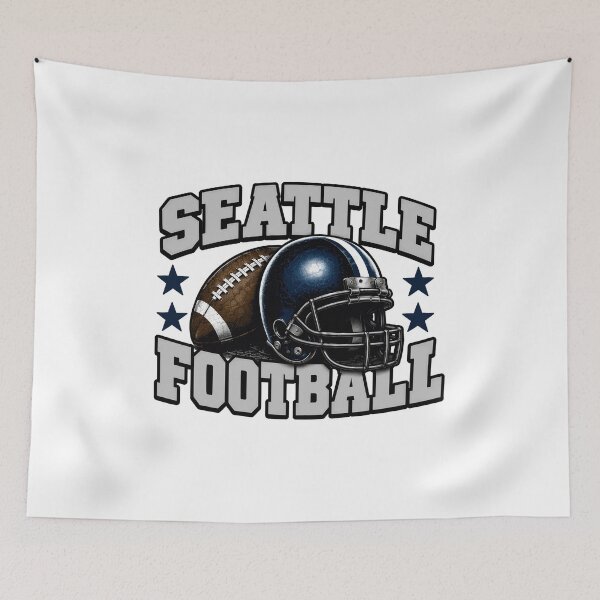 Item preview, Seattle Football Vintage Graphic designed and sold by Elizabeth46407.
