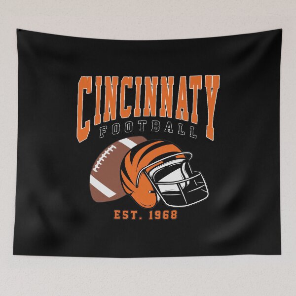Item preview, Cincinnati Football Retro Helmet Vintage designed and sold by Arunacha.