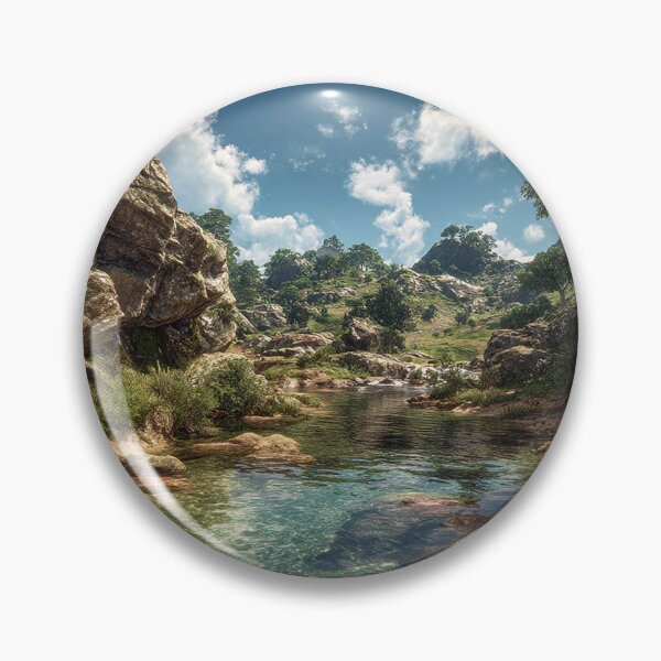 Item preview, Crystal Mountain Oasis designed and sold by Pixel Junkies Studio.