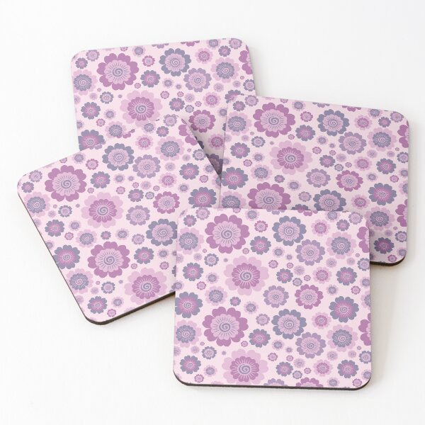 Item preview, Purple And Pink Flowers Seamless Pattern Background designed and sold by prapapon.