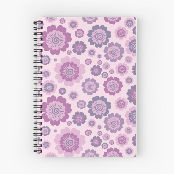 Item preview, Purple And Pink Flowers Seamless Pattern Background designed and sold by prapapon.