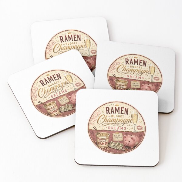 Item preview, Ramen Budget Champagne Dreams designed and sold by RedRubyBubble.