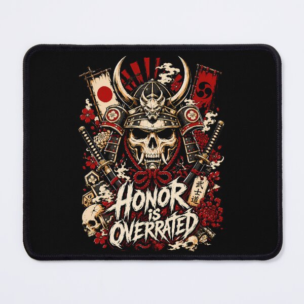 Item preview, Honor Is Overrated Ancient Samurai Skull Mask designed and sold by Tong4130.