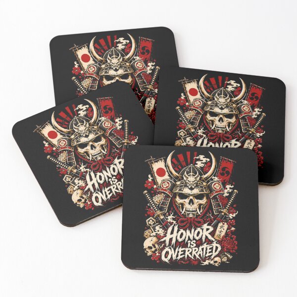 Item preview, Honor Is Overrated Ancient Samurai Skull Mask designed and sold by Tong4130.