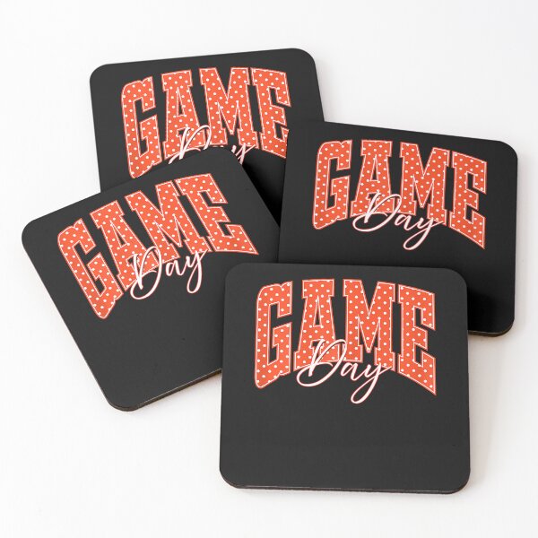 Item preview, Game Day Happy Polka Dot Football Orange Team Spirit designed and sold by Eat-Apples.