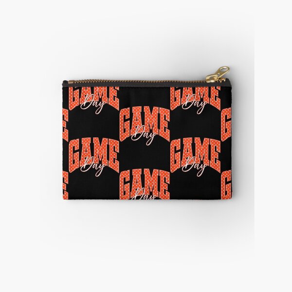 Item preview, Game Day Happy Polka Dot Football Orange Team Spirit designed and sold by Eat-Apples.